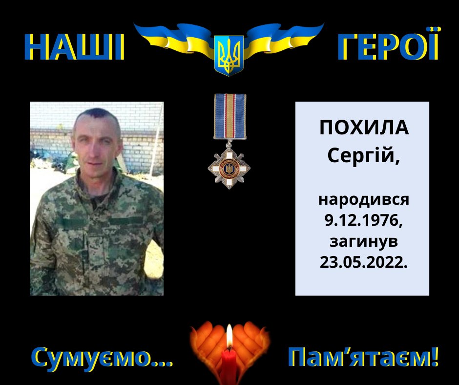 Навіки в пам’яті людській: Похила Сергій
