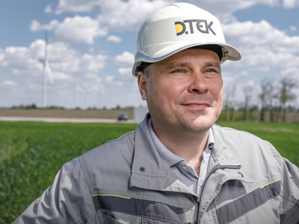 Максим Богадиця, головний енергетик ДТЕК Тилігульської ВЕС  (фото з групи ДТЕК у Facebook)