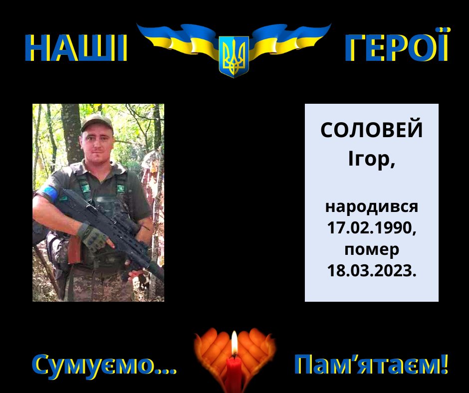 Навіки в пам’яті людській: Соловей Ігор