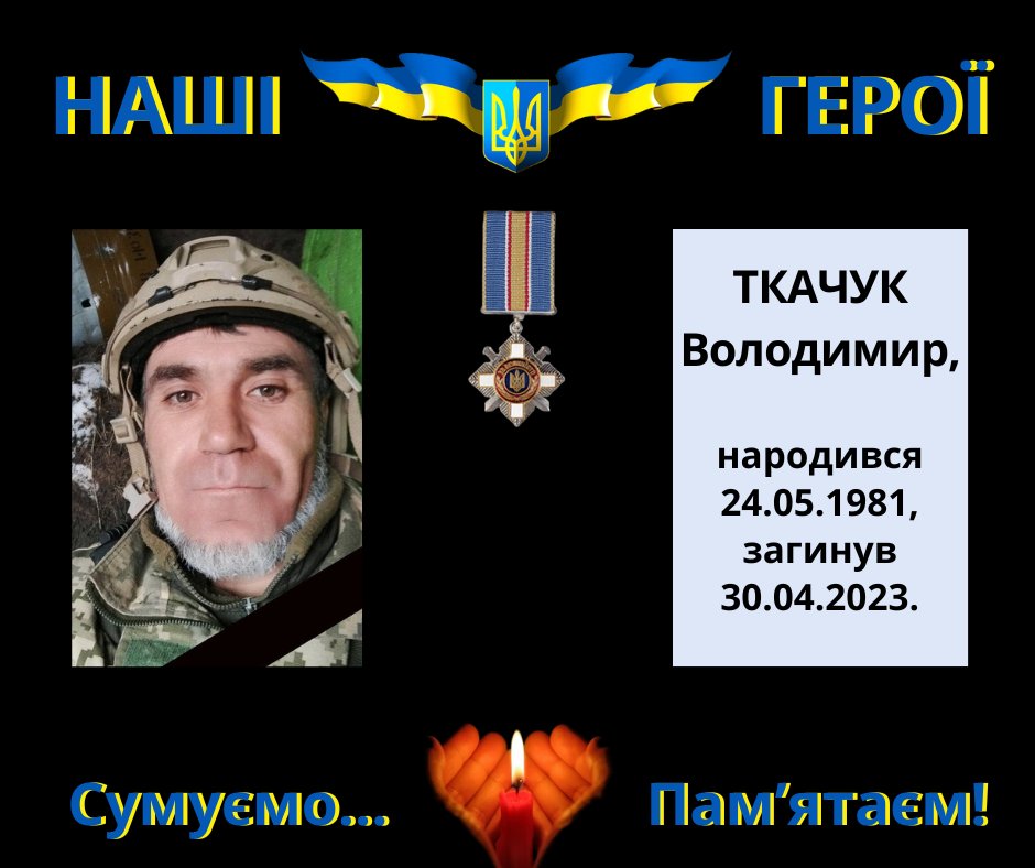 Навіки в пам’яті людській: Ткачук Володимир