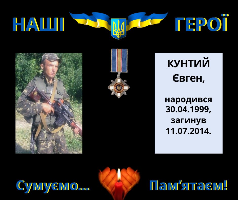 Навіки в пам’яті людській: Кунтий Євген