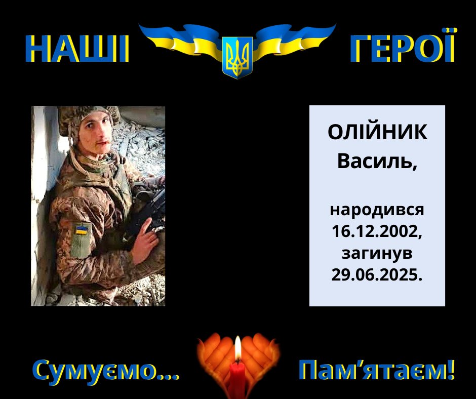 Навіки в пам’яті людській: Олійник Василь