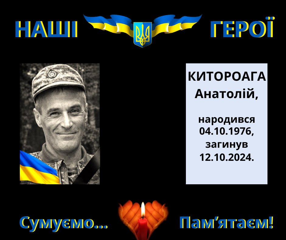 Навіки в пам’яті людській: Китороага Анатолій