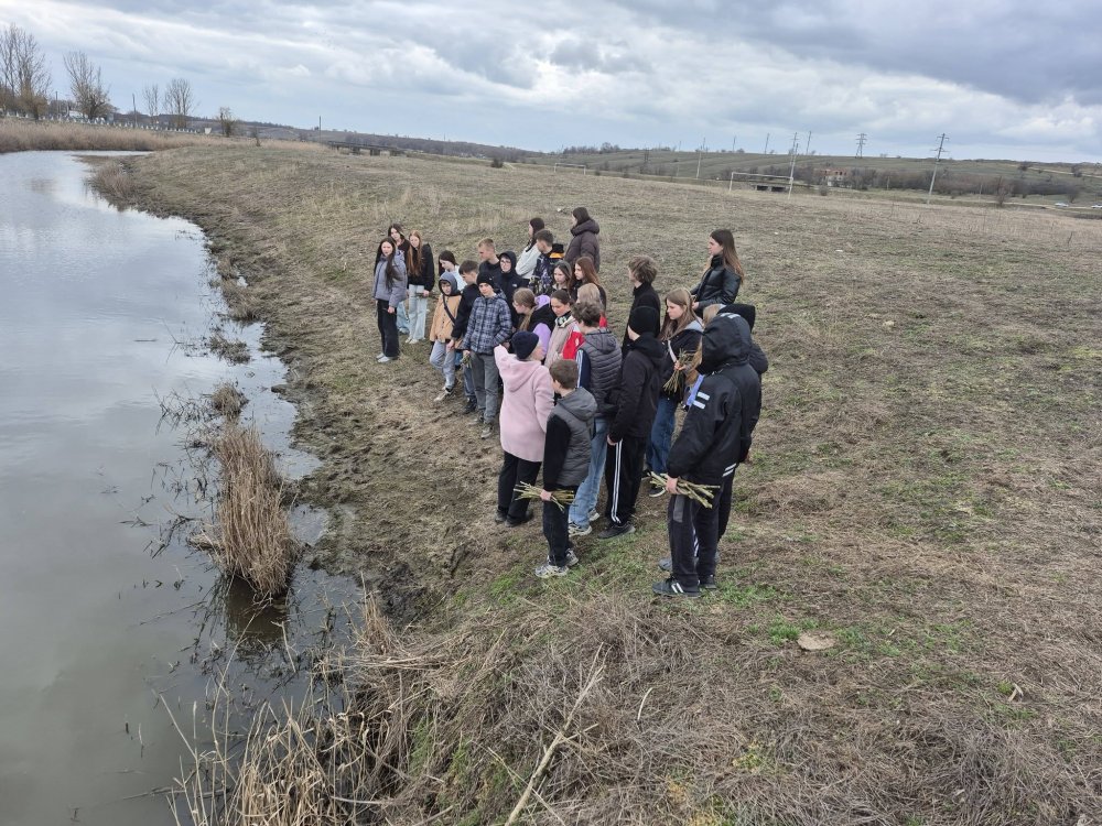 Того, хто посадить дерево, природа щедро винагородить: березанські школярі висадили понад 200 саджанців верби (фото)