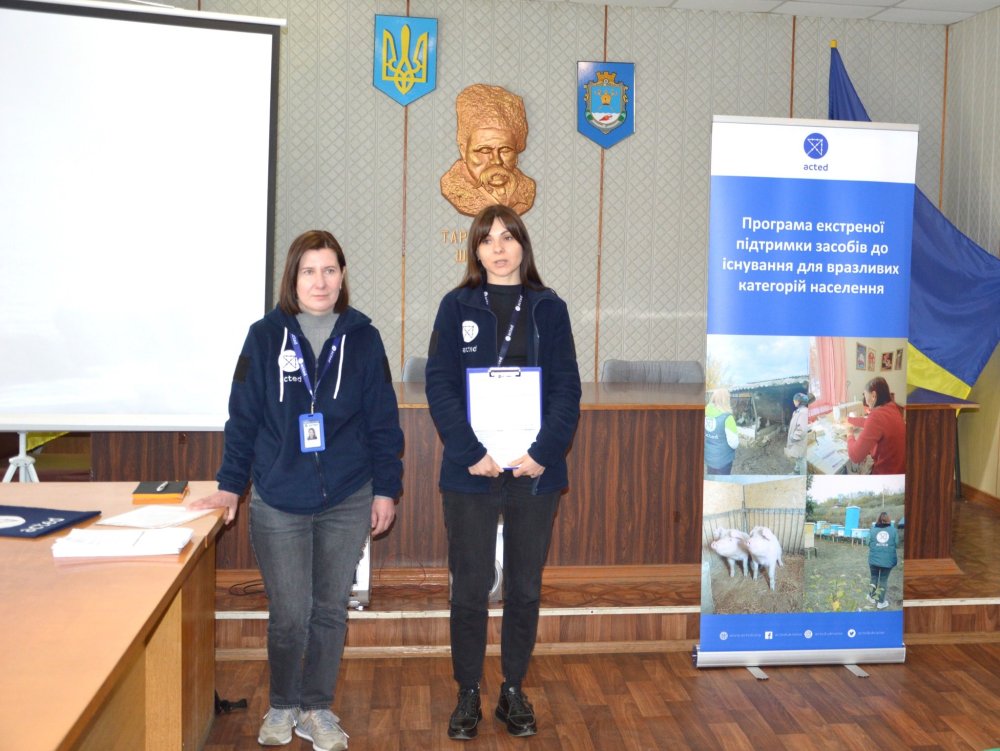 Гранти на розвиток власної справи: Березанську громаду відвідали представниці ACTED