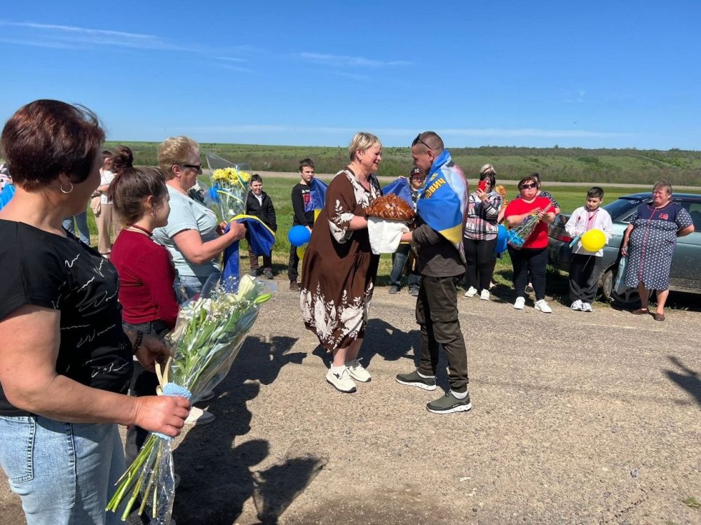 Після чотирьох років полону: у Люблиному зустріли Захисника (фото)