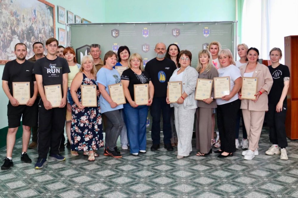 Представники Березанської громади долучилися до курсу підготовки до національного спротиву на Миколаївщині (фото)