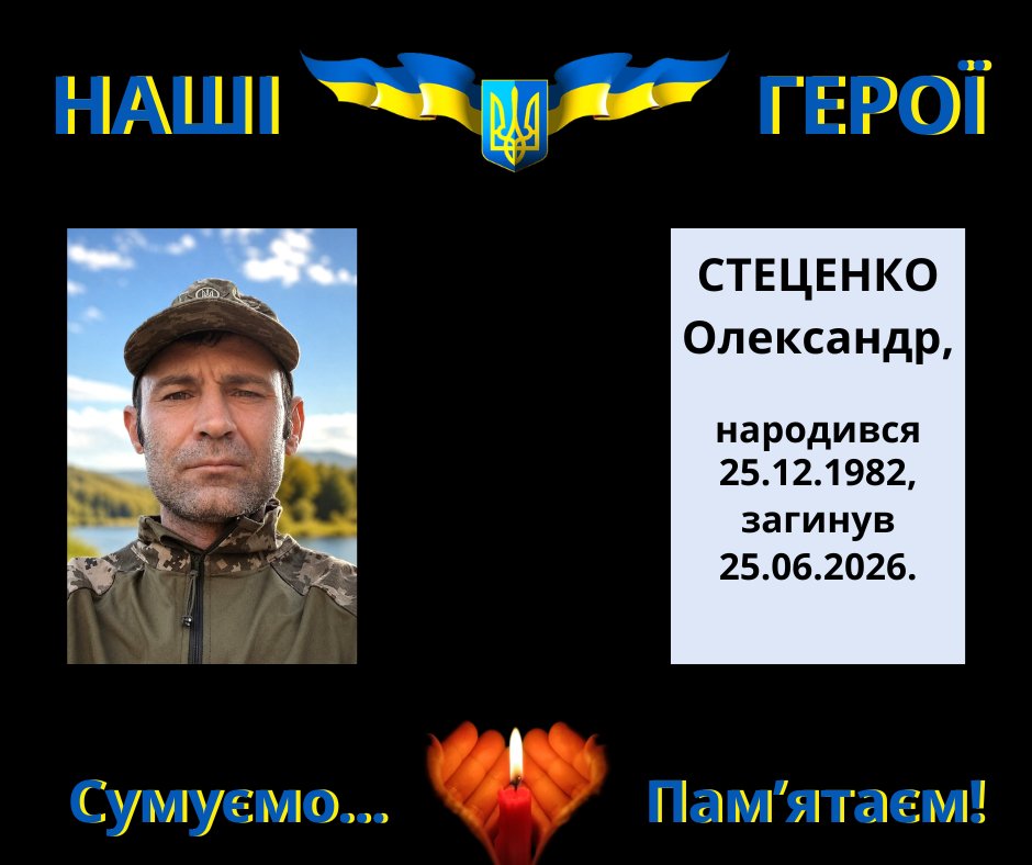 Навіки в пам’яті людській: Стеценко Олександр