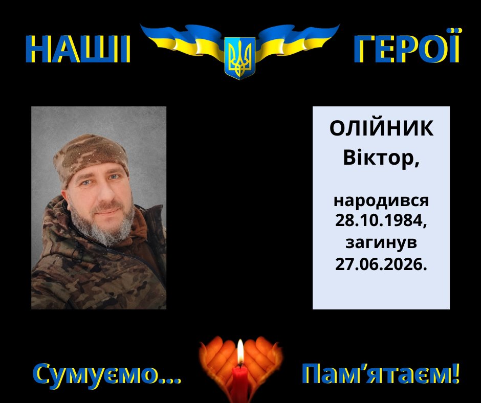 Навіки в пам’яті людській: Олійник Віктор